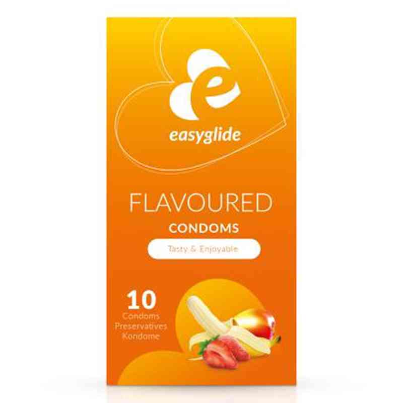 Easyglide Flavored Condoms 10 stk von EDC Retail BV PZN 08103628