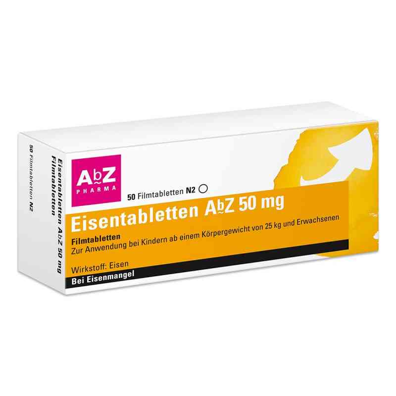 Eisentabletten AbZ 50mg 50 stk von AbZ Pharma GmbH PZN 06683721