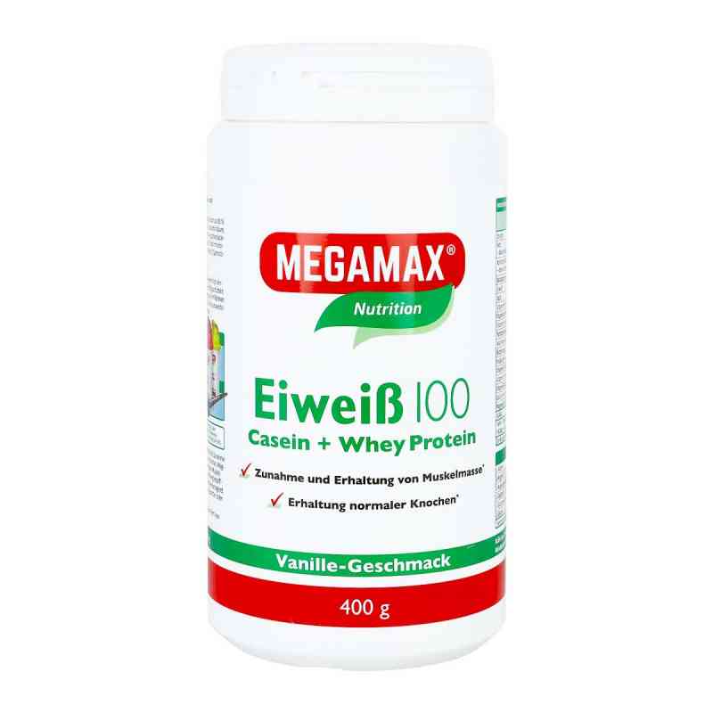Eiweiss 100 Vanille Megamax Pulver 400 g von Megamax B.V. PZN 07378150