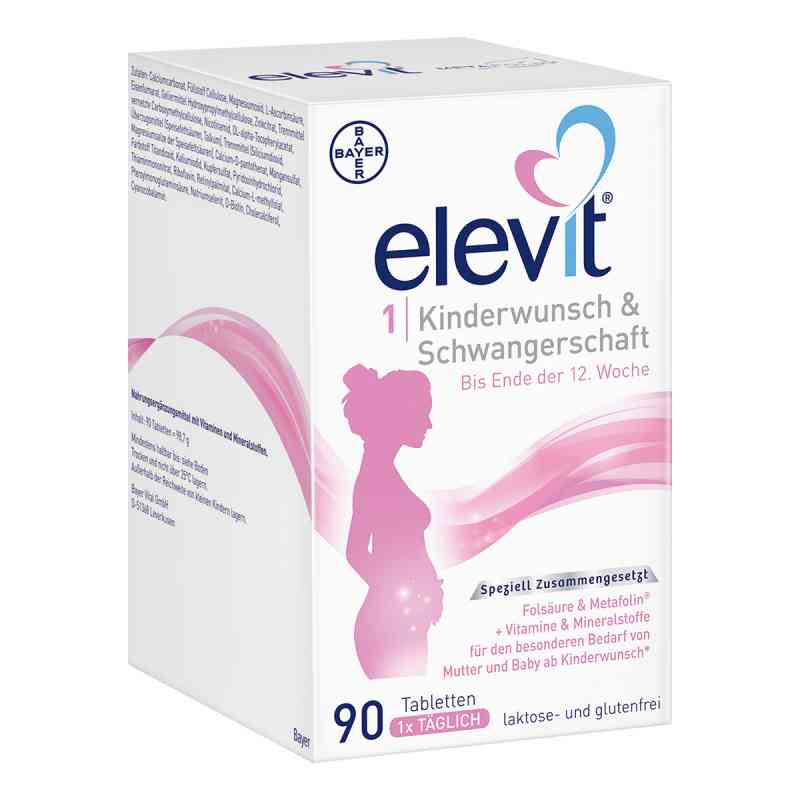 Elevit 1 Kinderwunsch & Schwangerschaft Tabletten 90 stk von Bayer Vital GmbH PZN 11677817