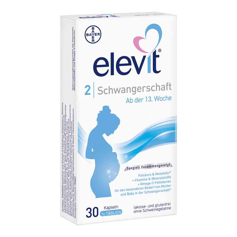 Elevit 2 Schwangerschaftsvitamine & -nährstoffe 30 stk von Bayer Vital GmbH PZN 11865944