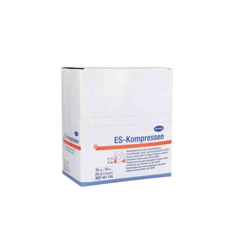 Es-kompressen steril 10x10 cm 8fach 25X2 stk von ToRa Pharma GmbH PZN 16359619
