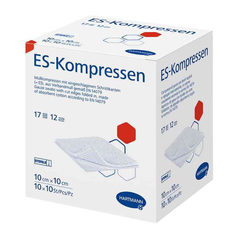 Es-kompressen steril 10x10 cm Grosspackung 10X10 stk von PAUL HARTMANN AG PZN 06454127