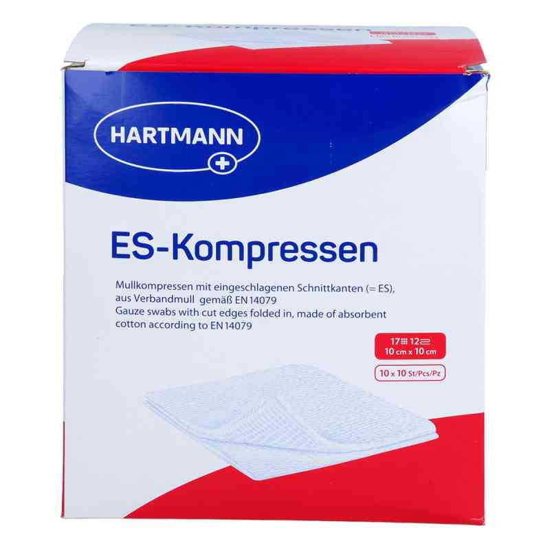 Es-kompressen steril 10x10 cm Grosspackung 10X10 stk von ToRa Pharma GmbH PZN 16359631
