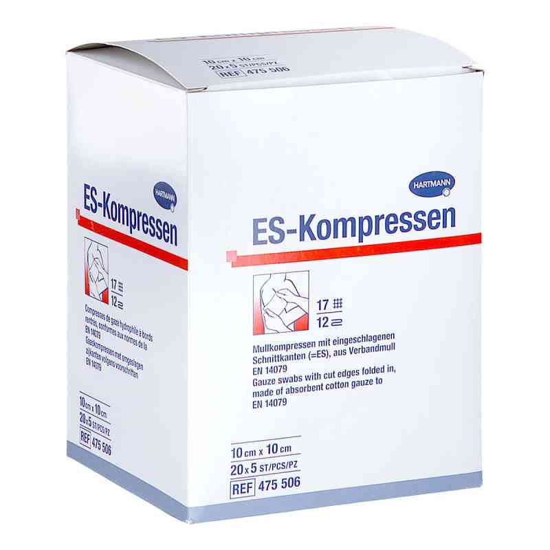 Es-kompressen steril 10x10 cm Grosspackung 20X5 stk von Avitamed GmbH PZN 16906027