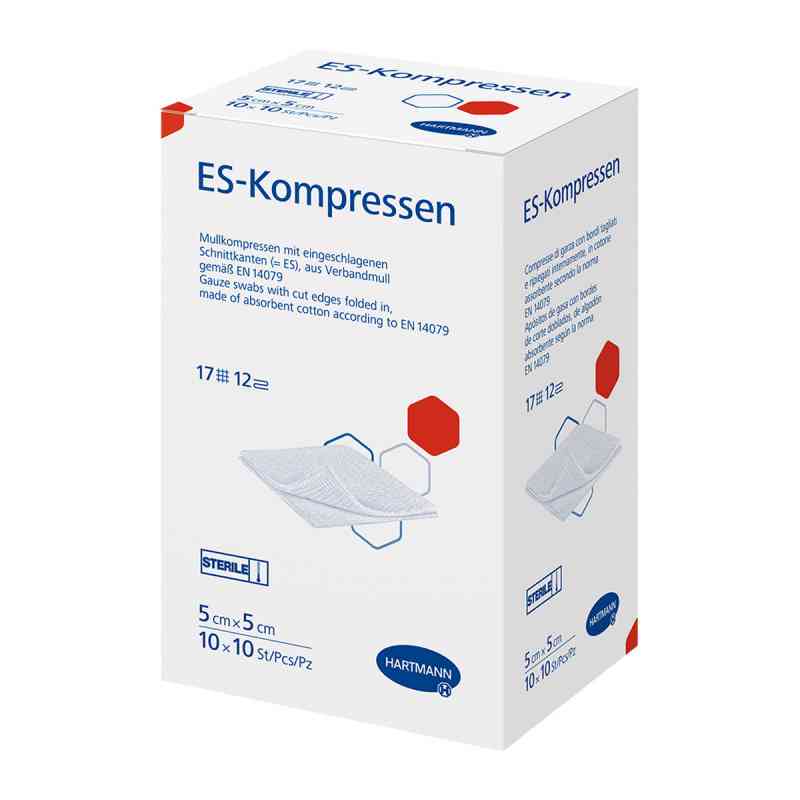 Es-kompressen steril 5x5 cm Grosspackung 10X10 stk von PAUL HARTMANN AG PZN 06453783