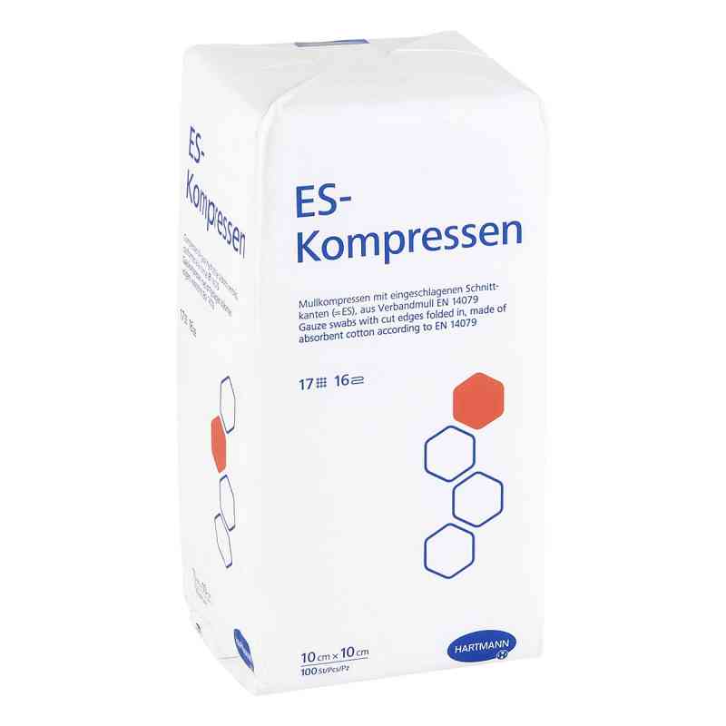 Es-kompressen unsteril 10x10 cm 16fach 100 stk von B2B Medical GmbH PZN 14289725