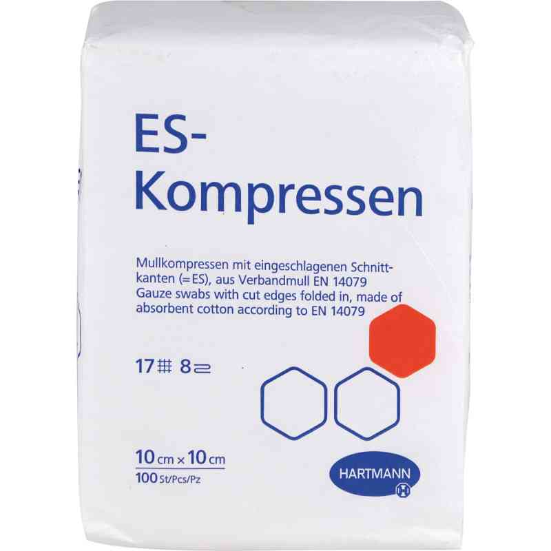 Es-kompressen unsteril 10x10 cm 8fach 100 stk von 1001 Artikel Medical GmbH PZN 00475269