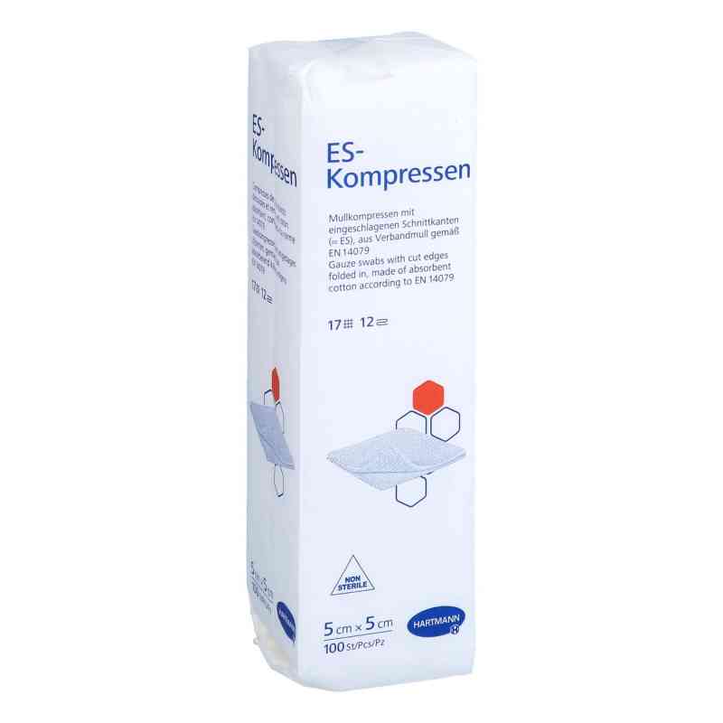 Es-kompressen Unsteril 5x5 Cm 12fach 100 stk von + Prisoma GmbH PZN 17434228