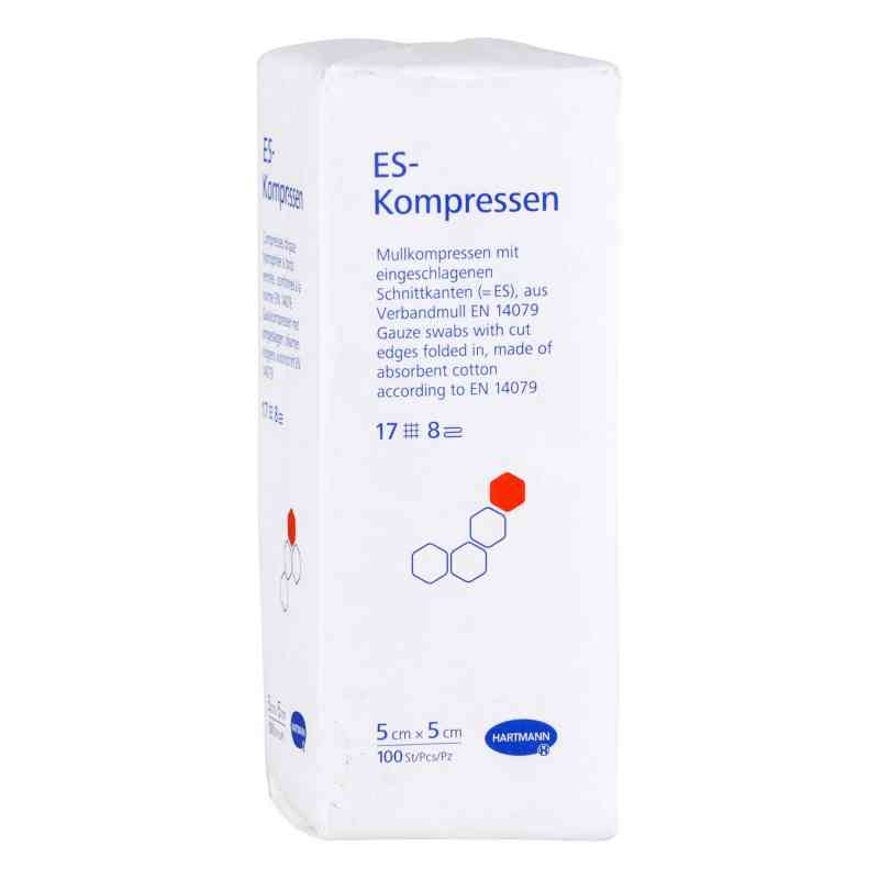 Es-kompressen unsteril 5x5 cm 8fach 100 stk von + Prisoma GmbH PZN 13652974