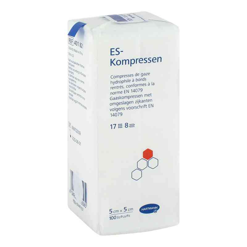 Es-kompressen unsteril 5x5 cm 8fach Cpc 100 stk von C P C medical GmbH & Co. KG PZN 11313742