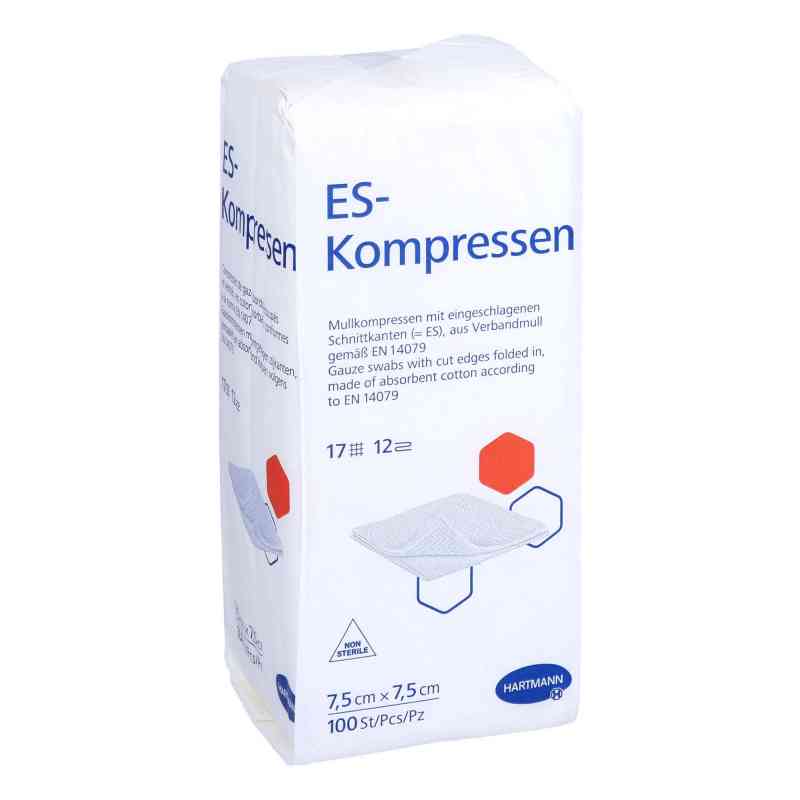 Es-kompressen Unsteril 7,5x7,5 Cm 12fach 100 stk von B2B Medical GmbH PZN 17565812