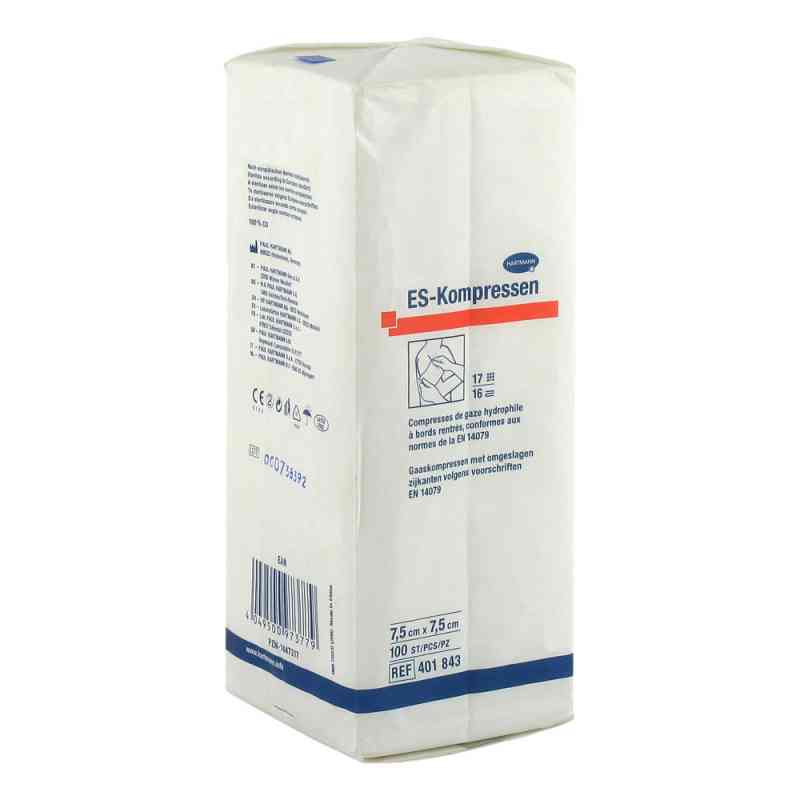 Es-kompressen unsteril 7,5x7,5 cm 16fach 100 stk von PAUL HARTMANN AG PZN 01447217