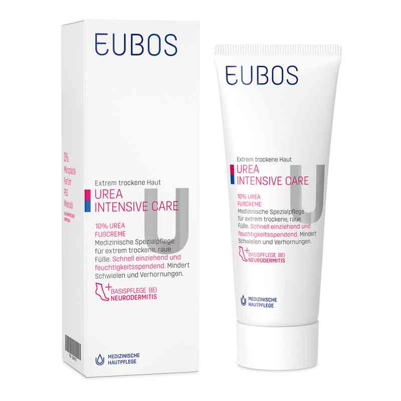 Eubos Trockene Haut Urea 10% Fusscreme 100 ml von Dr.Hobein (Nachf.) GmbH PZN 03447871