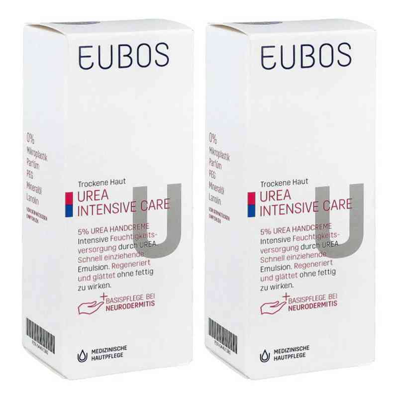 Eubos Trockene Haut Urea 5% Handcreme 2x75 ml von Dr. Hobein (Nachf.) GmbH PZN 08103053