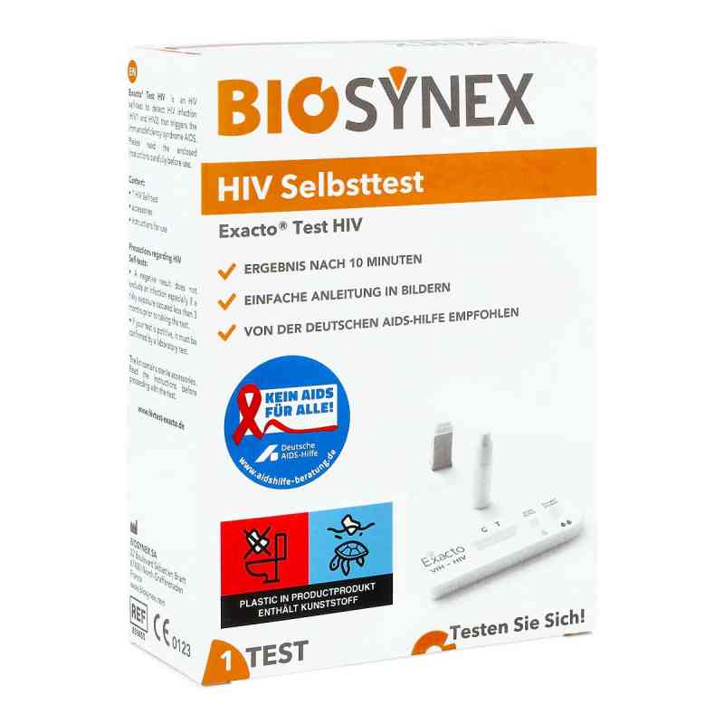 Exacto Hiv Selbsttest 1 stk von ecoaction GmbH PZN 14323592