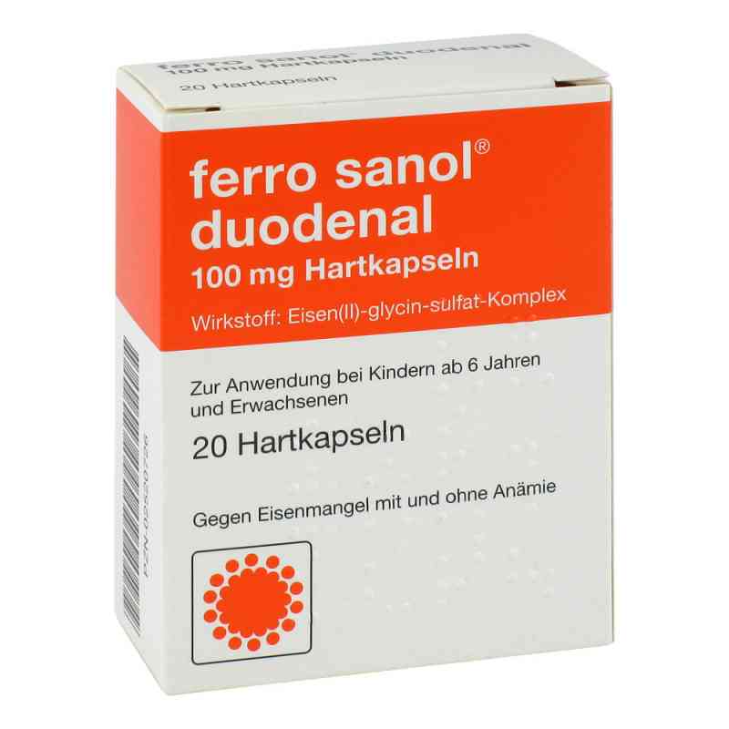 Ferro sanol duodenal 100mg 20 stk von UCB Pharma GmbH PZN 02520726