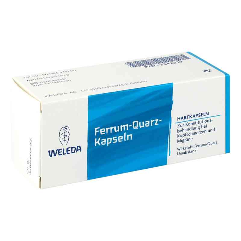 Ferrum Quarz Hartkapseln 50 stk von WELEDA AG PZN 02342213