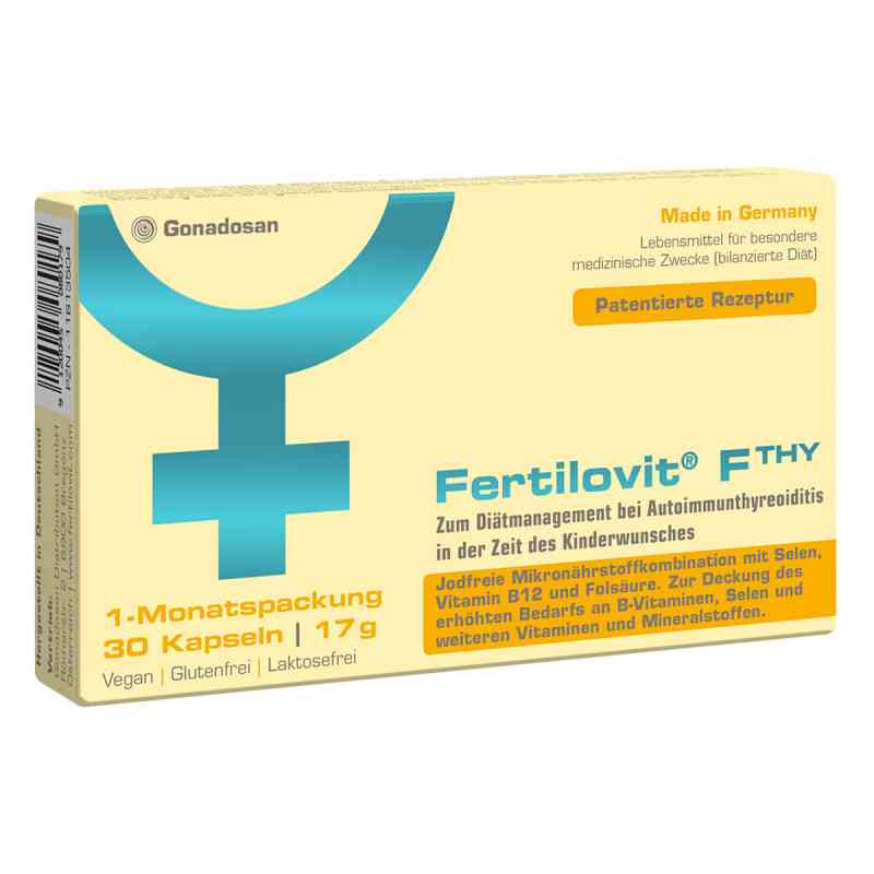 Fertilovit F Thy Kapseln 30 stk von Gonadosan Distribution GmbH PZN 11613504