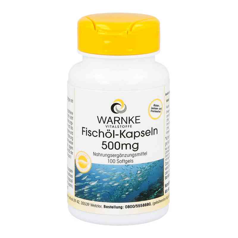 Fischöl Kapseln 500 mg 100 stk von Warnke Vitalstoffe GmbH PZN 02604452