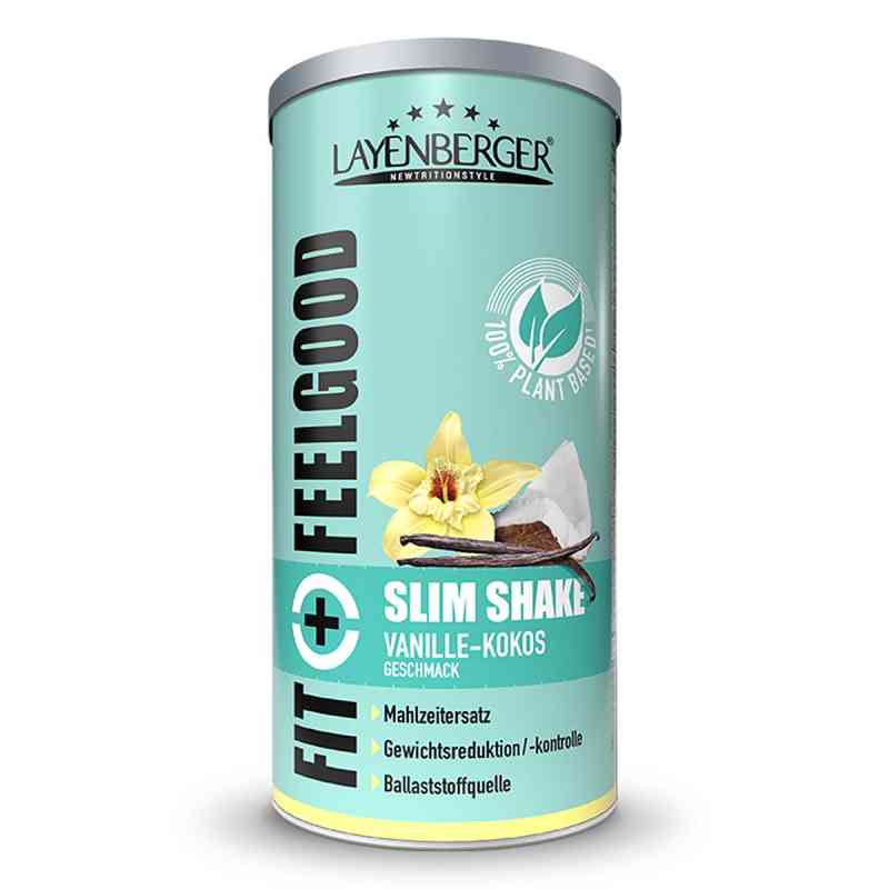 Fit+Feelgood Slim Shake Plant Based Vanille-Kokos Pulver 396 g von Layenberger Nutrition Group GmbH PZN 18212889