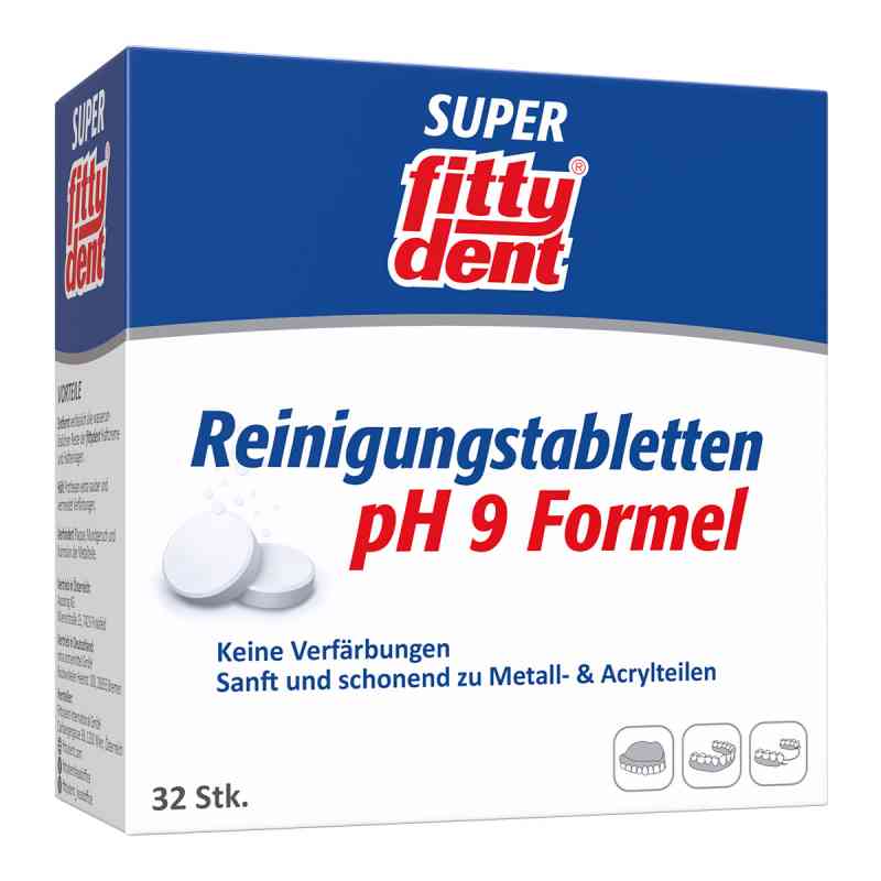 Fittydent super Reinigungstabletten 32 stk von Roha Arzneimittel GmbH PZN 03467796