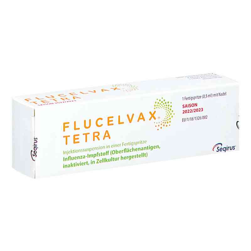 Flucelvax Tetra 2022/2023 iniecto -susp.f-spr.m.kanüle 0.5 ml von Seqirus GmbH PZN 00435063