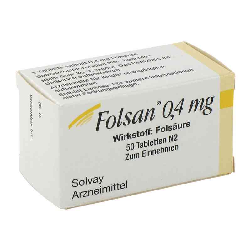 Folsan 0,4 mg Tabletten 50 stk von Teofarma s.r.l. PZN 01246743
