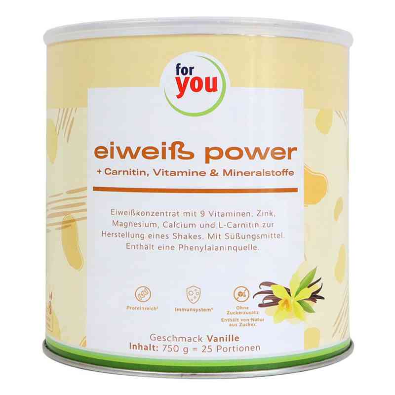 For You Eiweiss Power Vanille 750 g von For You eHealth GmbH PZN 06147514