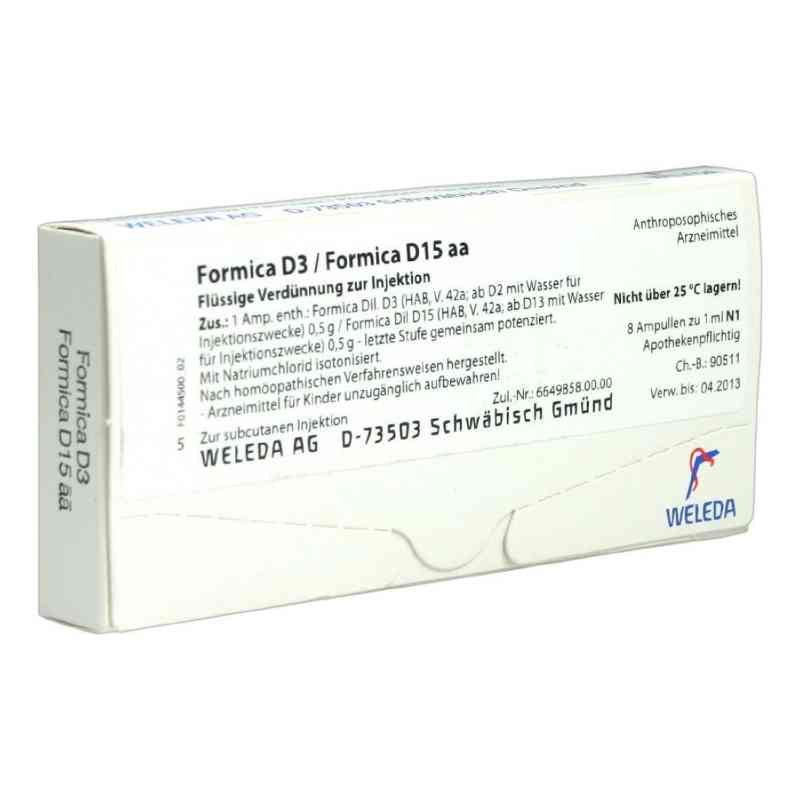 Formica D3 / Formica D15 aa Ampullen 8X1 ml von WELEDA AG PZN 01622637