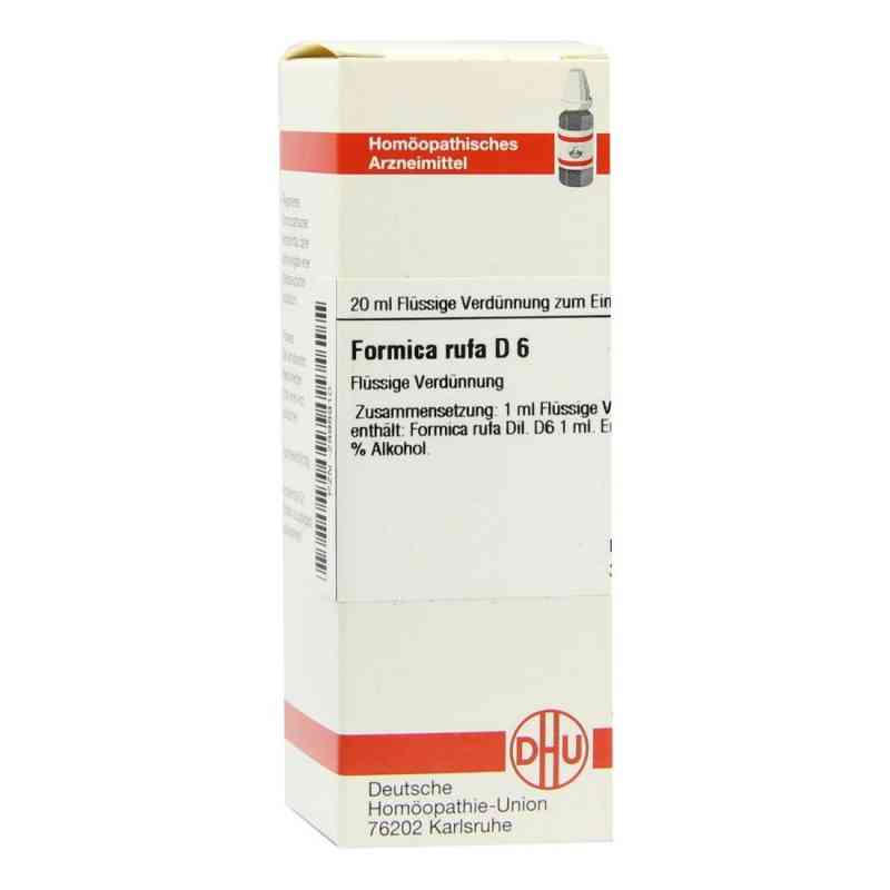 Formica Rufa D6 Dilution 20 ml von DHU-Arzneimittel GmbH & Co. KG PZN 02898910
