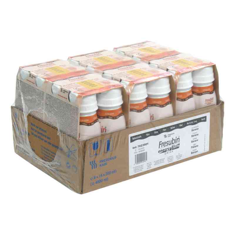Fresubin Energy Fibre Drink Banane Trinkflasche 6X4X200 ml von Fresenius Kabi Deutschland GmbH PZN 06698585