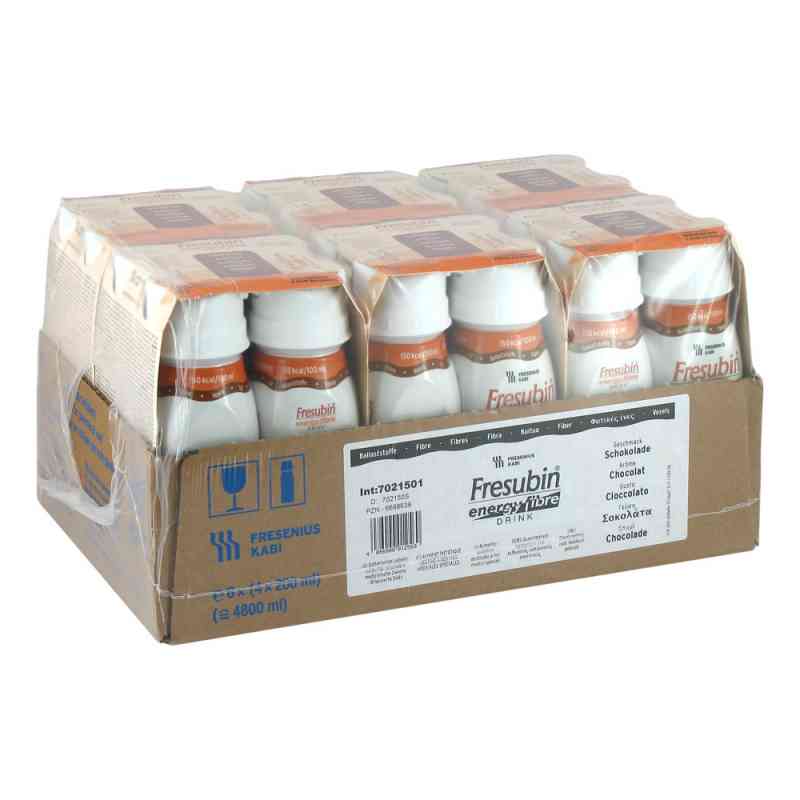 Fresubin Energy Fibre Drink Schokolade Trinkflasche 6X4X200 ml von Fresenius Kabi Deutschland GmbH PZN 06698639