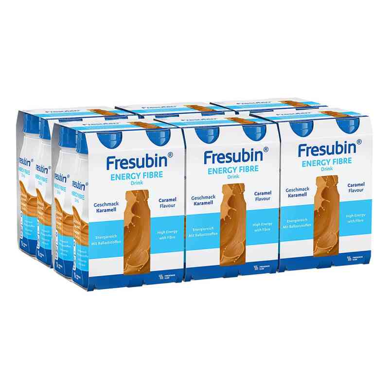 Fresubin Energy Fibre Trinknahrung Karamell | Aufbaukost 6X4X200 ml von Fresenius Kabi Deutschland GmbH PZN 00250470