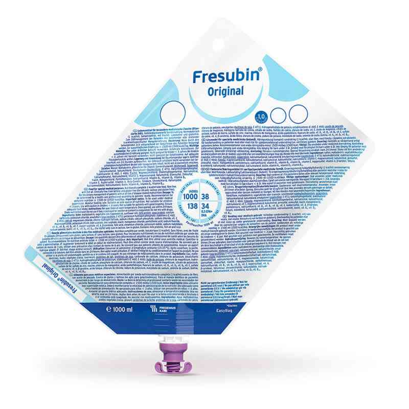 Fresubin Original Easy Bag 8X1000 ml von Fresenius Kabi Deutschland GmbH PZN 01404225