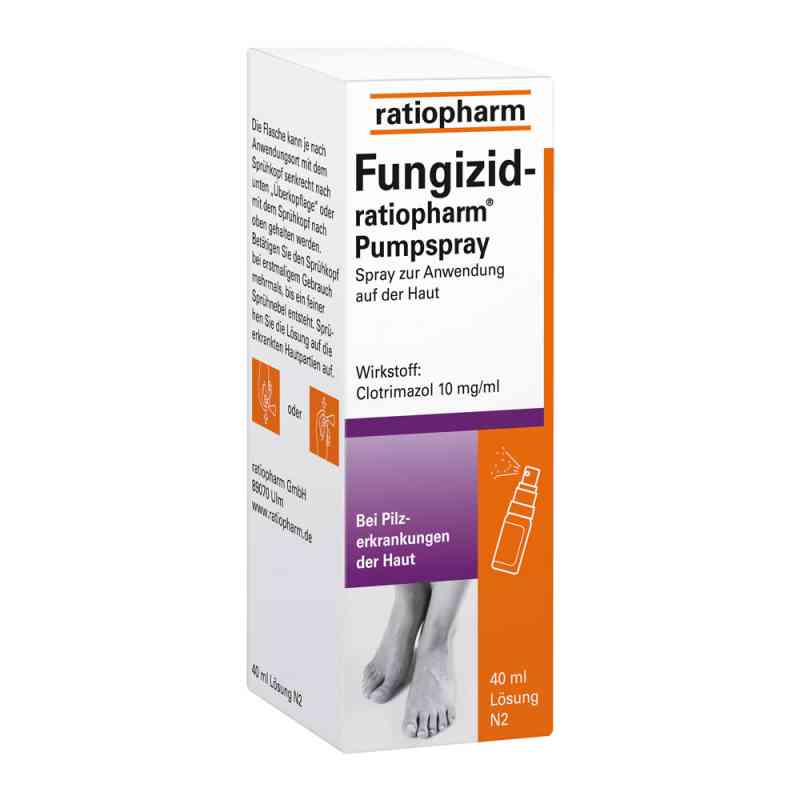 Fungizid-ratiopharm Pumpspray 40 ml von ratiopharm GmbH PZN 03417781