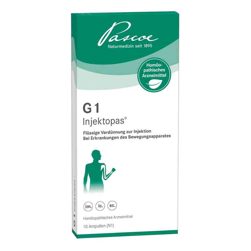 G1 Injektopas Ampullen 10 stk von Pascoe pharmazeutische Präparate PZN 10267939
