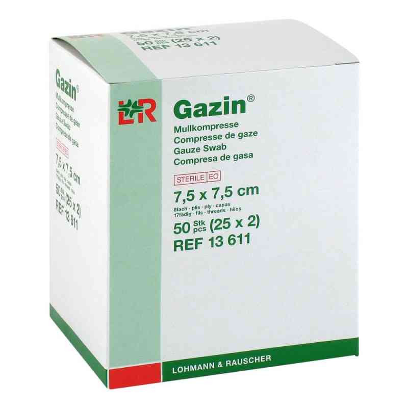 Gazin Kompressen 7,5x7,5cm 8fach steril 25X2 stk von Lohmann & Rauscher GmbH & Co.KG PZN 03449019