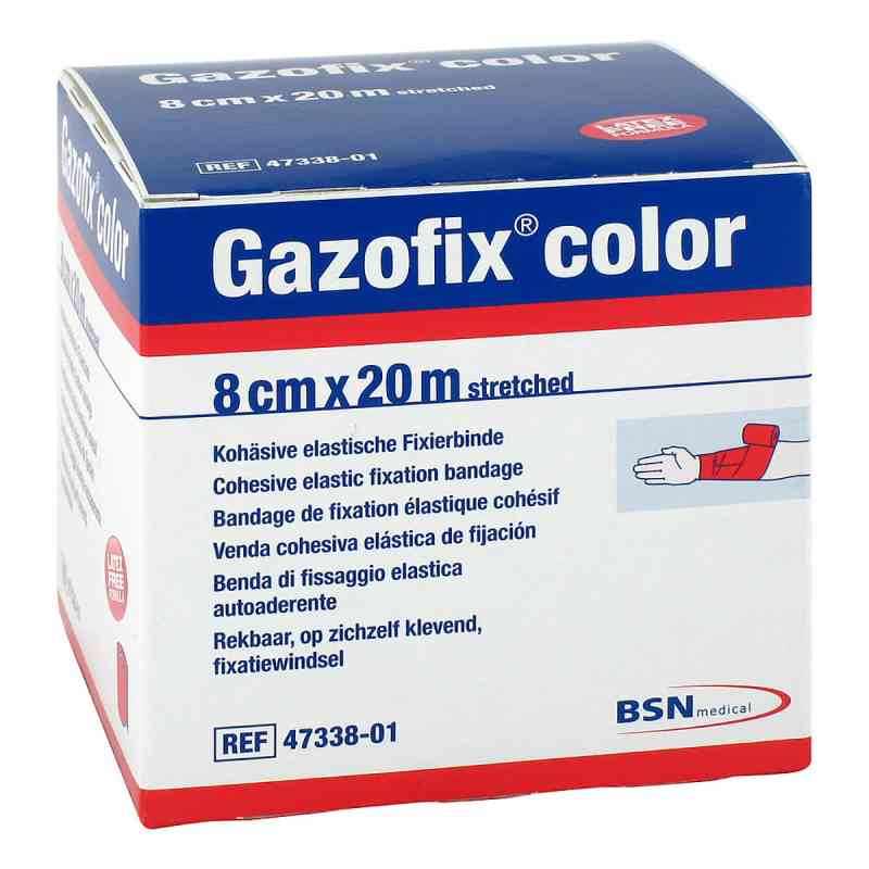 Gazofix color Fixierbinde kohäsiv 8 cmx20 m pink 1 stk von BSN medical GmbH PZN 11587758