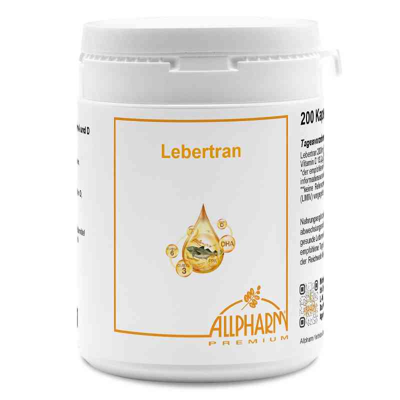 Gelatine Lebertran 200 stk von ALLPHARM Vertriebs GmbH PZN 03383852