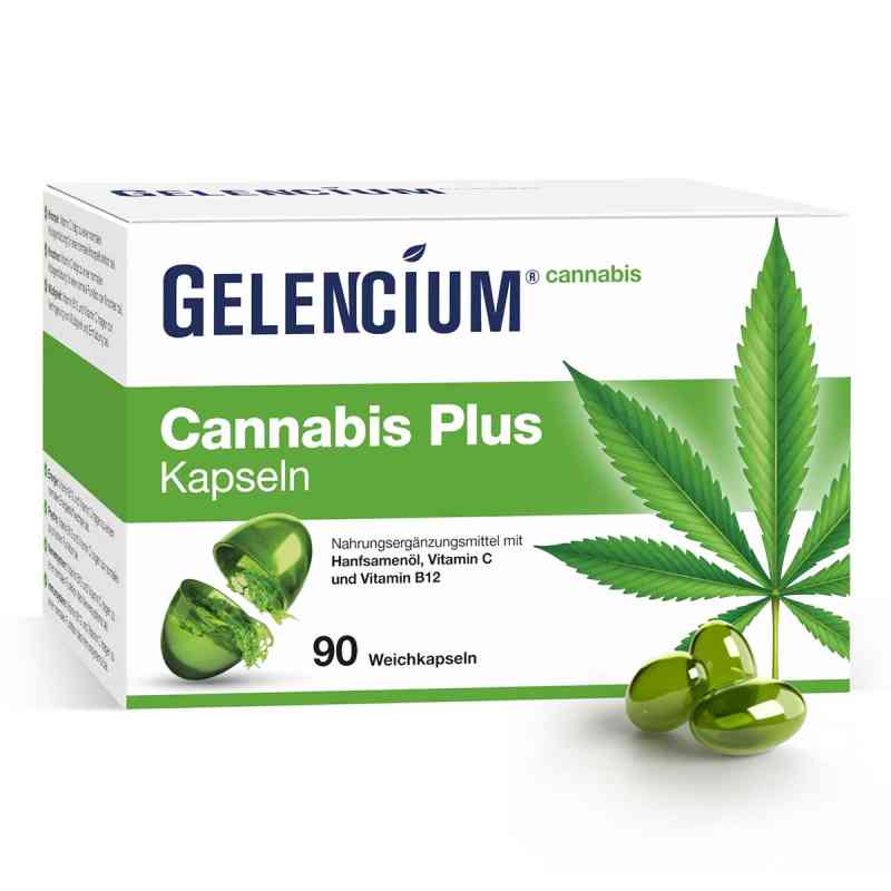 GELENCIUM Cannabis Plus Kapseln mit Vitamin B12 90 stk von Heilpflanzenwohl GmbH PZN 18813198