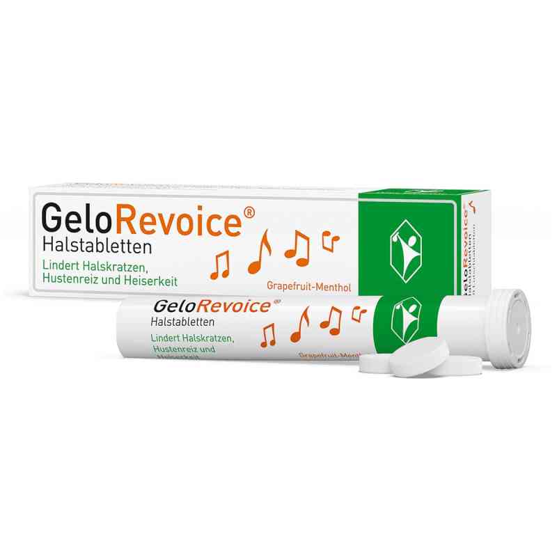 GeloRevoice Halstabletten Grapefruit-Menthol Lutschtabletten 20 stk von G. Pohl-Boskamp GmbH & Co. KG PZN 08846067