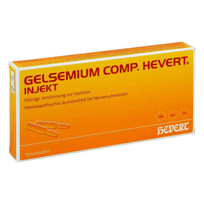 Gelsemium Comp.hevert injekt Ampullen 10 stk von Hevert Arzneimittel GmbH & Co. K PZN 14179267