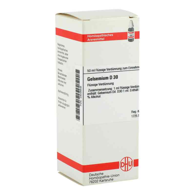 Gelsemium D30 Dilution 50 ml von DHU-Arzneimittel GmbH & Co. KG PZN 02809906