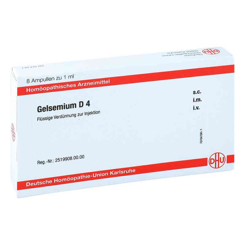 Gelsemium D4 Ampullen 8X1 ml von DHU-Arzneimittel GmbH & Co. KG PZN 11706105