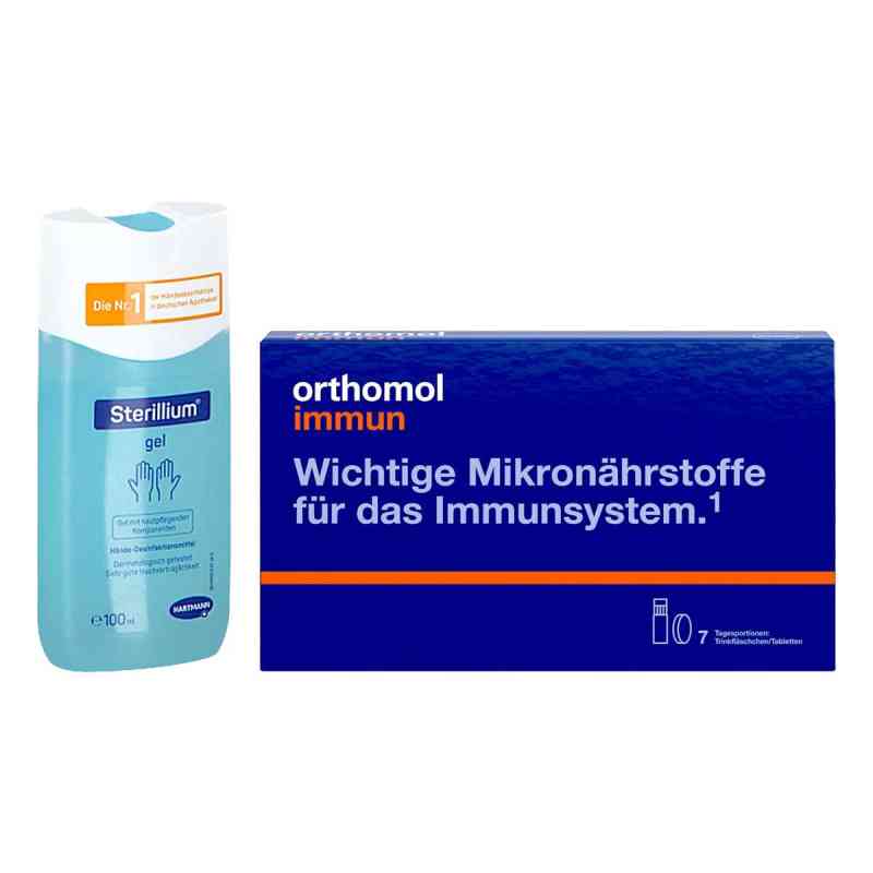 Gemeinsam stark mit Orthomol und Sterillium 1 Pck von  PZN 08101141