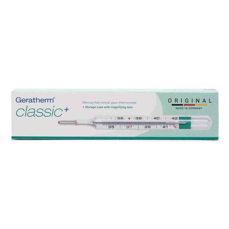 Geratherm classic+ Glasthermometer mit Aufbewahrungshülle 1 stk von Geratherm Medical GERMANY GmbH PZN 05900151