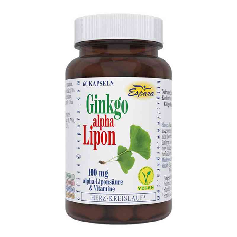 Ginkgo Alpha Lipon Kapseln 60 stk von Espara GmbH PZN 10204264