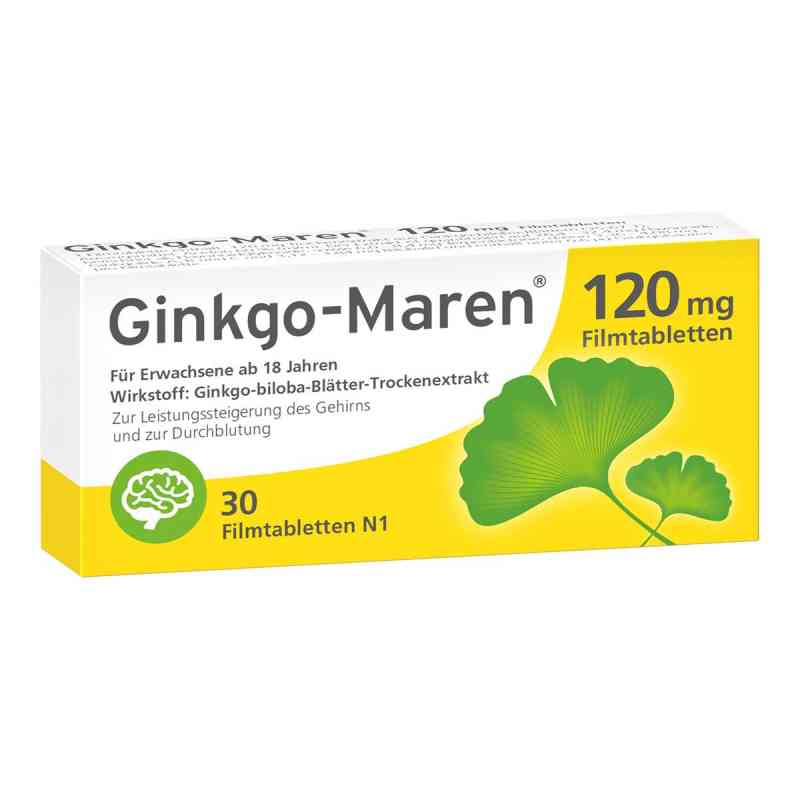 Ginkgo-Maren 120mg 30 stk von HERMES Arzneimittel GmbH PZN 09206631