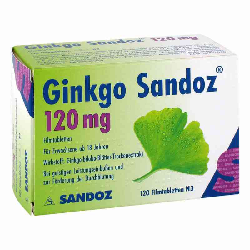 Ginkgo Sandoz 120mg 120 stk von Hexal AG PZN 01684012